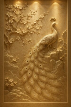 Peacock Wall Mural