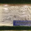 Natural stone wall mural