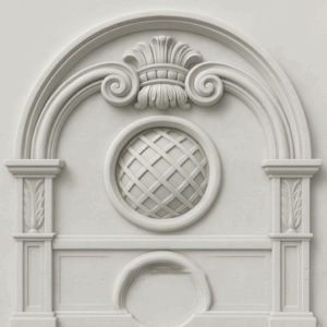 3D - Architectural stone Wall Mural