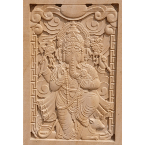 Artistic Ganesha Stone wall Mural
