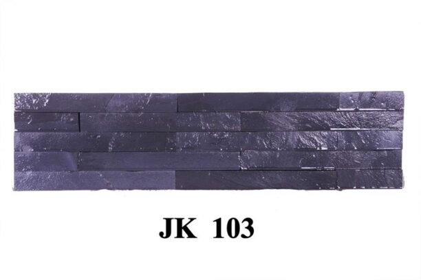 Deep Black Natural Stone Mosaic 3D Wall Panel