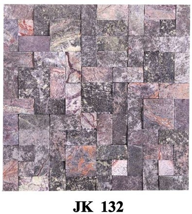 Multi-Tone Granite Mosaic Stone Wall Cladding