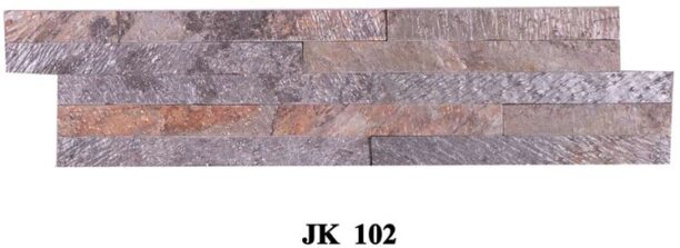 Copper Stone Wall Panels Pattern  3D Stone