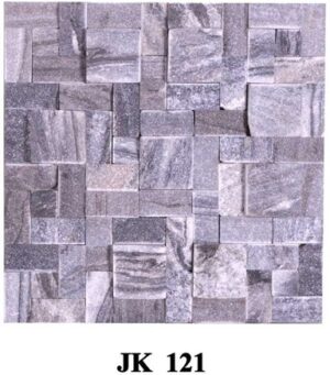 Natural Elevation Stone Mural Polished Kandla Grey design 3D Pattern Kandla Grey 3D Natural stone Wall Cladding