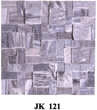 Kandla Grey 3D Natural stone Wall Cladding