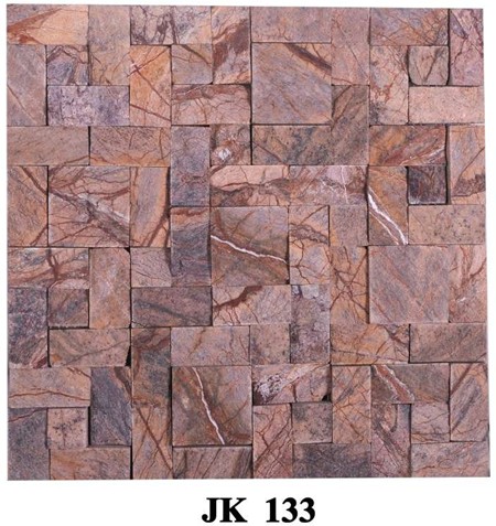 3D Rockface Rainforest Brown Natural Stone Wall Cladding
