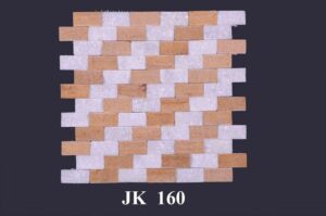 Zig Zag Natural Stone Design 3D Pattern