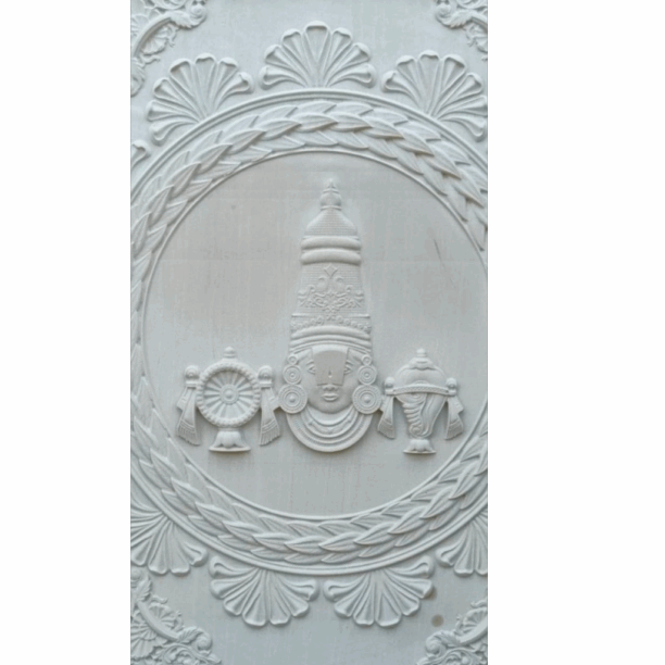 3D Lord Vishnu Face Stone Wall Mural 3D Lord Vishnu Face Stone Wall Mural