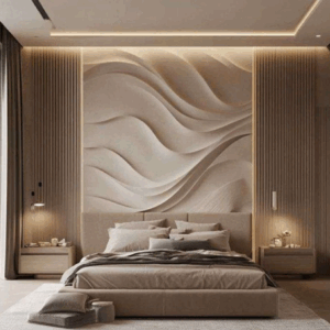 3D Wave Wall Panel Mural