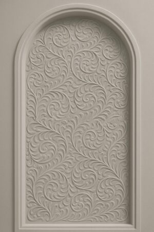 3D Floral Arch Wall Panel