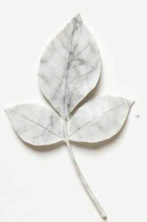 3D Carved Leaf Wall Mural