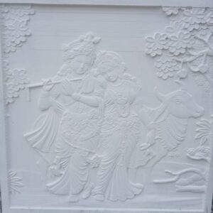 Radha Krishna Cow Panel